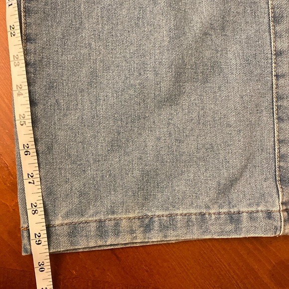 Revolve Women’s Denim Cargo Jeans High Waist Wide Leg 01 - Picture 10 of 12